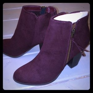 Charlotte Russe - wine bootie - 8